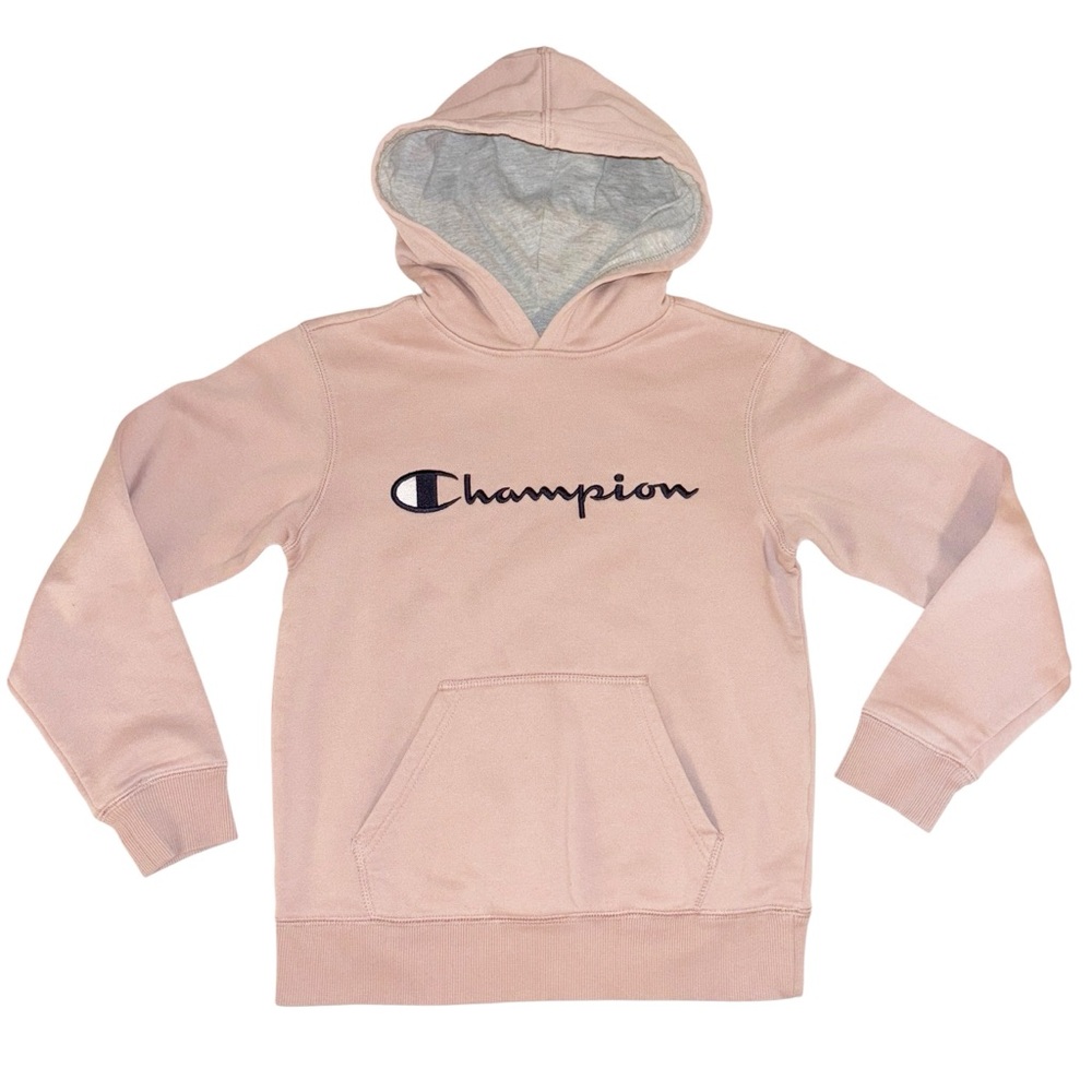 Girls pink Champion hoodie